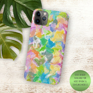 Lebendiges farbenfrohes Sommer-Spritzkunst-Muster Case-Mate iPhone Hülle