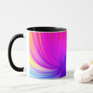 Lebendiges Farbmuster Tasse