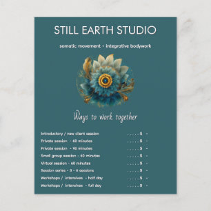Lebendiges Feld Mandala Flyer
