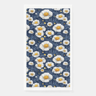 Lebendiges florales Muster Serviette
