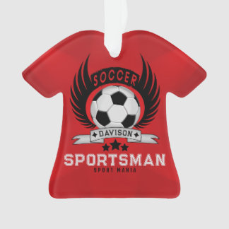 Lebendiges Fußball-Logo | Sportige Geburtstagsgesc Ornament