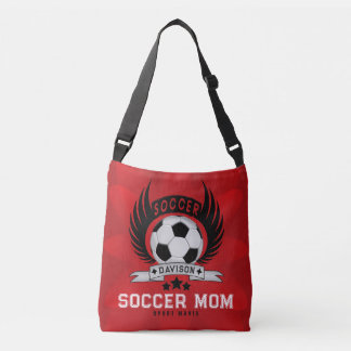 Lebendiges Fußball-Logo | Sportige Geburtstagsgesc Tragetaschen Mit Langen Trägern