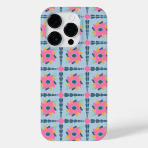 Lebendiges geometrisches Fliesendesign Case-Mate iPhone 14 Pro Hülle