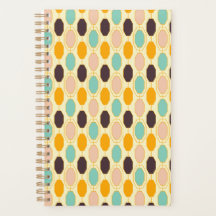 Lebendiges geometrisches Muster mit Reihen von ach