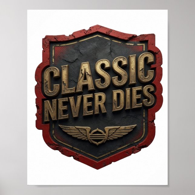 Lebendiges Gold KLASSIKER STIRBT NIE Poster (Vorne)