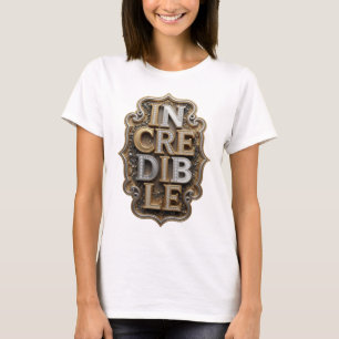 Lebendiges Gold UNGLAUBLICHES Grafikdesign T-Shirt