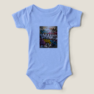 lebendiges Graffiti-T-Shirt