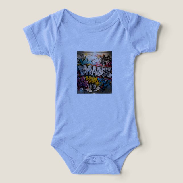 lebendiges Graffiti-T-Shirt (Design Vorderseite)