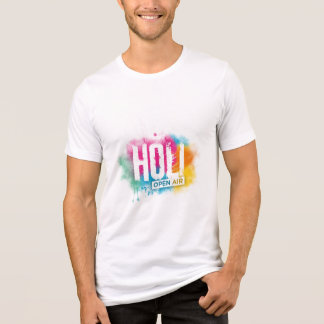 Lebendiges Grafik-T-Shirt zum Holi Splash Tri-Blend Shirt