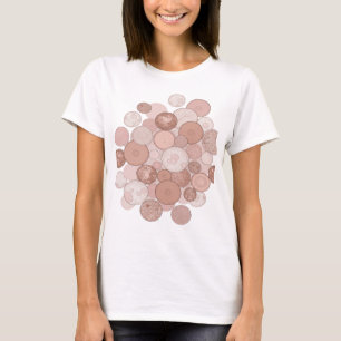 Lebendiges Grau ABSTRACT ART Statement Design T-Shirt