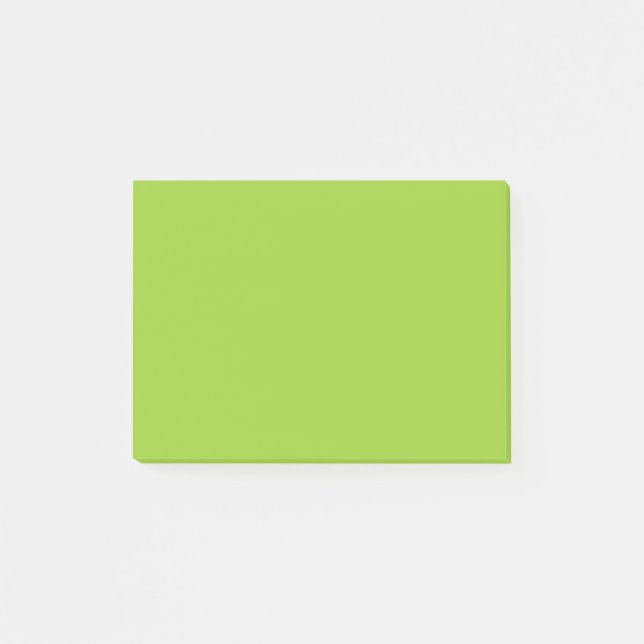 Lebendiges Grün Post-it Klebezettel (Vorderseite)