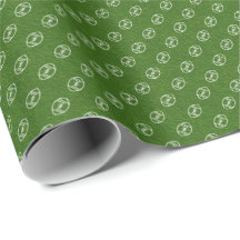 Lebendiges grünes Fußballfeld-Geschenkpapier