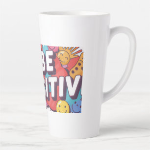 Lebendiges Kawaii-Doodle-Typografiedesign für Klei Milchtasse