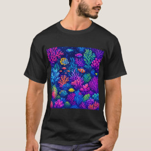 Lebendiges Korallenriff Unterwasser-Ökosystem T-Shirt