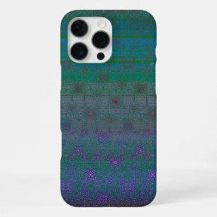 Lebendiges künstlerisches abstraktes geometrisches iPhone 16 pro max hülle