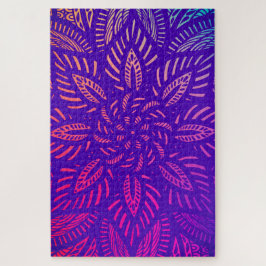 Lebendiges Mandala-Design Puzzle