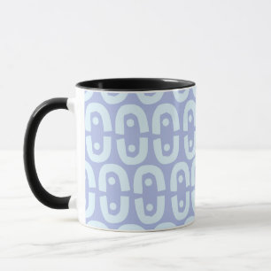 Lebendiges modernes Muster mit kühnen Farbbeformen Tasse
