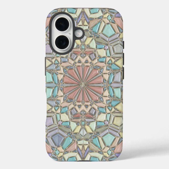lebendiges Mosaik Case-Mate iPhone Hülle (Rückseite)