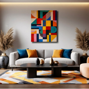 Lebendiges Mosaik Leinwanddruck