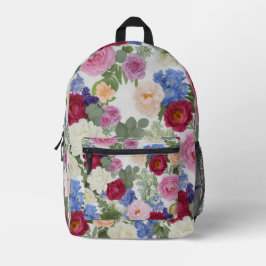 Lebendiges Mystisches Florales Lotus Himmelsmuster Bedruckter Rucksack