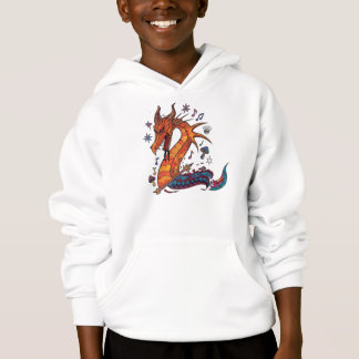 Lebendiges mythisches Drachen-Illustrations-T-Shir Hoodie