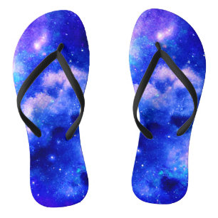 Lebendiges Nebel-Explorationsmuster Flip Flops
