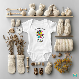 Lebendiges Pferdereitdesign für Kinder Baby Strampler