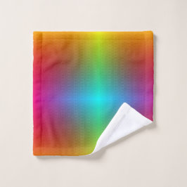 Lebendiges Regenbogen-Gradient-Handtuch-Set und Wa Badhandtuch Set