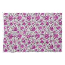 Lebendiges rosa Blumenmuster mit Magenta-Blumen