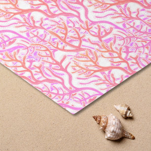 Lebendiges rosa Korallenriff-Tissue-Papier Seidenpapier
