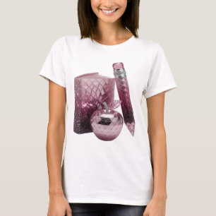 Lebendiges Silber ABSTRACT ART Moderne Gestaltung T-Shirt
