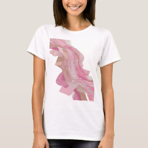 Lebendiges Silber ABSTRACTE KUNST Moderne Gestaltu T-Shirt