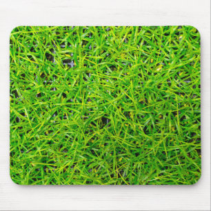 Lebendiges Smaragdgrün-Rasengras Mousepad