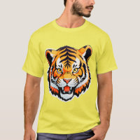 Lebendiges Tigergesicht