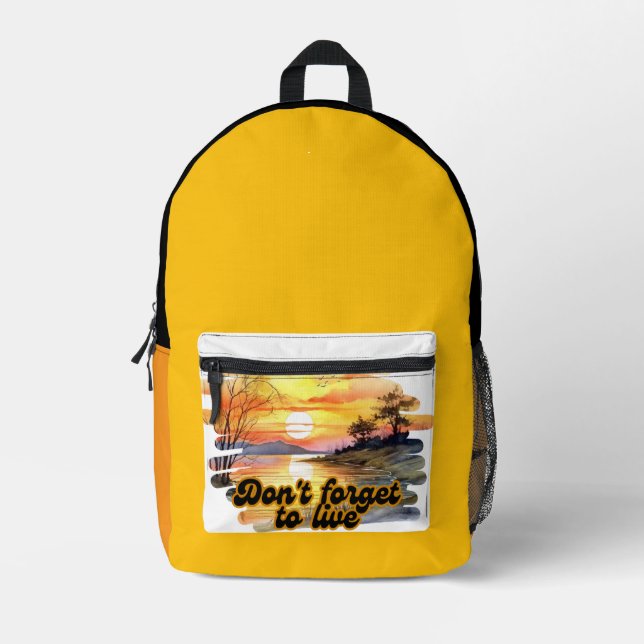 Lebendkäfer Bedruckter Rucksack (Vorderseite)