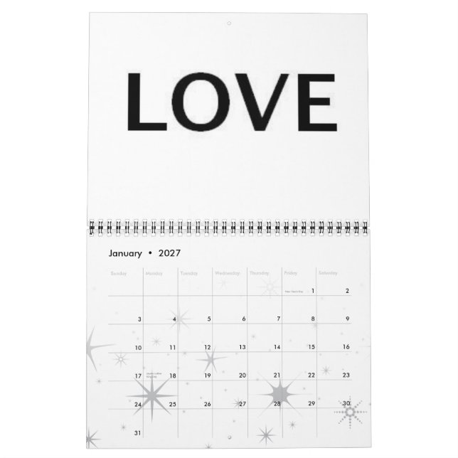 Lebenlektion Kalender (Jan 2027)