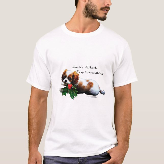Lebens kurz, Versuchs alles! T-Shirt (Vorderseite)