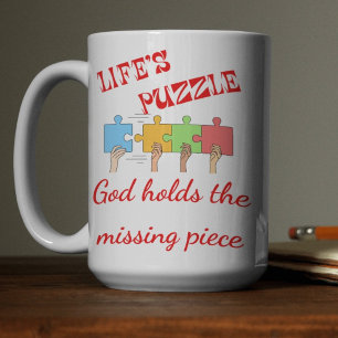 Lebens-Puzzletasse Kaffeetasse