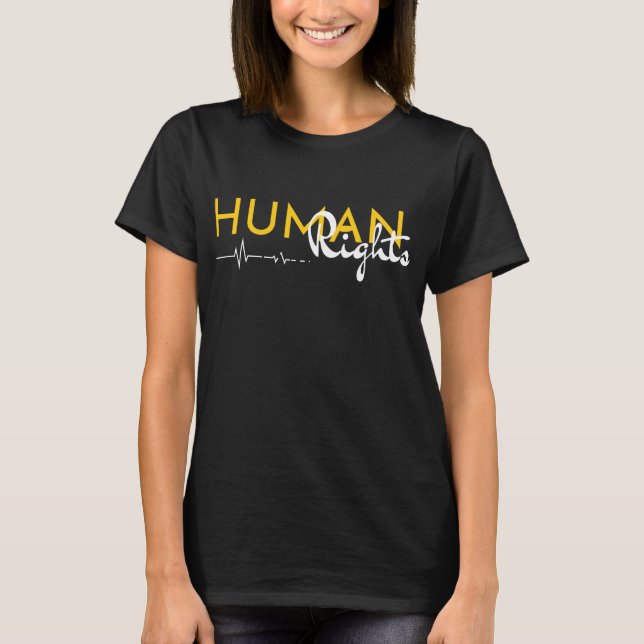 Lebensader der Menschenrechte T-Shirt (Vorderseite)