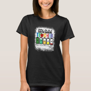 Lebensakku 6. Klasse Lehrer zurück T-Shirt