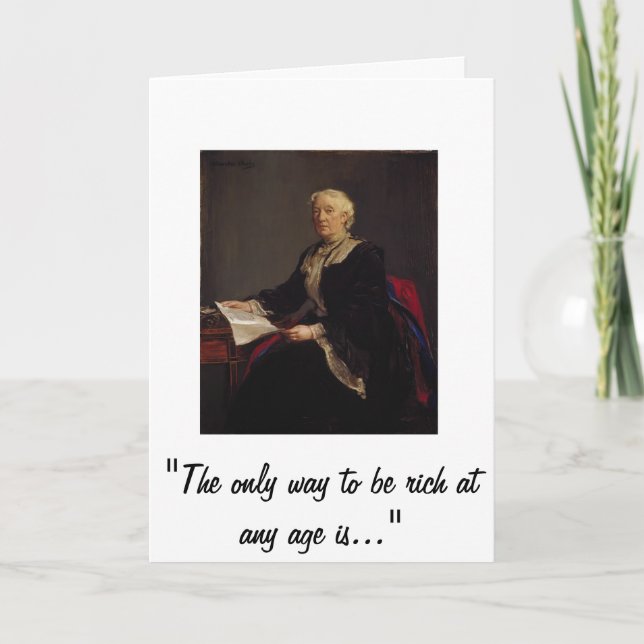 Lebensalter und Schulden Karte (Vorderseite)