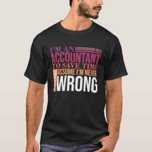 Lebensassistent in Zahlen Rechnungslegung T-Shirt
