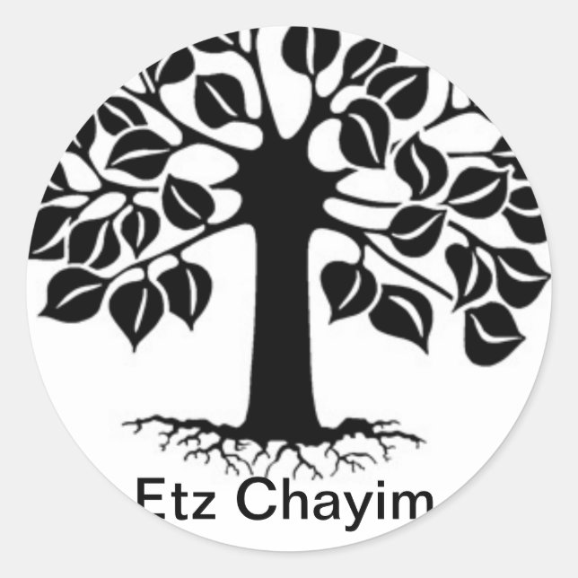 Lebensaufkleber Runder Aufkleber (Vorderseite)