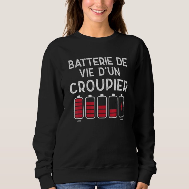 Lebensbatteriehändler  Händler Sweatshirt (Vorderseite)