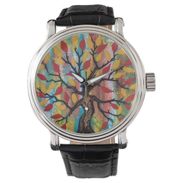 Lebensbaum Armbanduhr (Vorderseite)