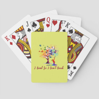 Lebensbaum, Baum, Schmetterling  Spielkarten