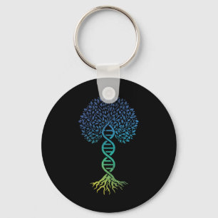 Lebensbaum DNA Science Genetics Earth Day Geneal Schlüsselanhänger