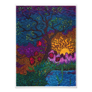 Lebensbaum Fotodruck