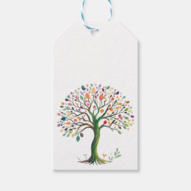 LEBENSBAUM GESCHENKANHÄNGER (Vorderseite)