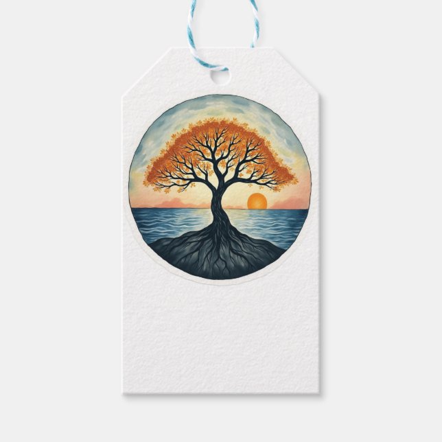 LEBENSBAUM GESCHENKANHÄNGER (Vorderseite)